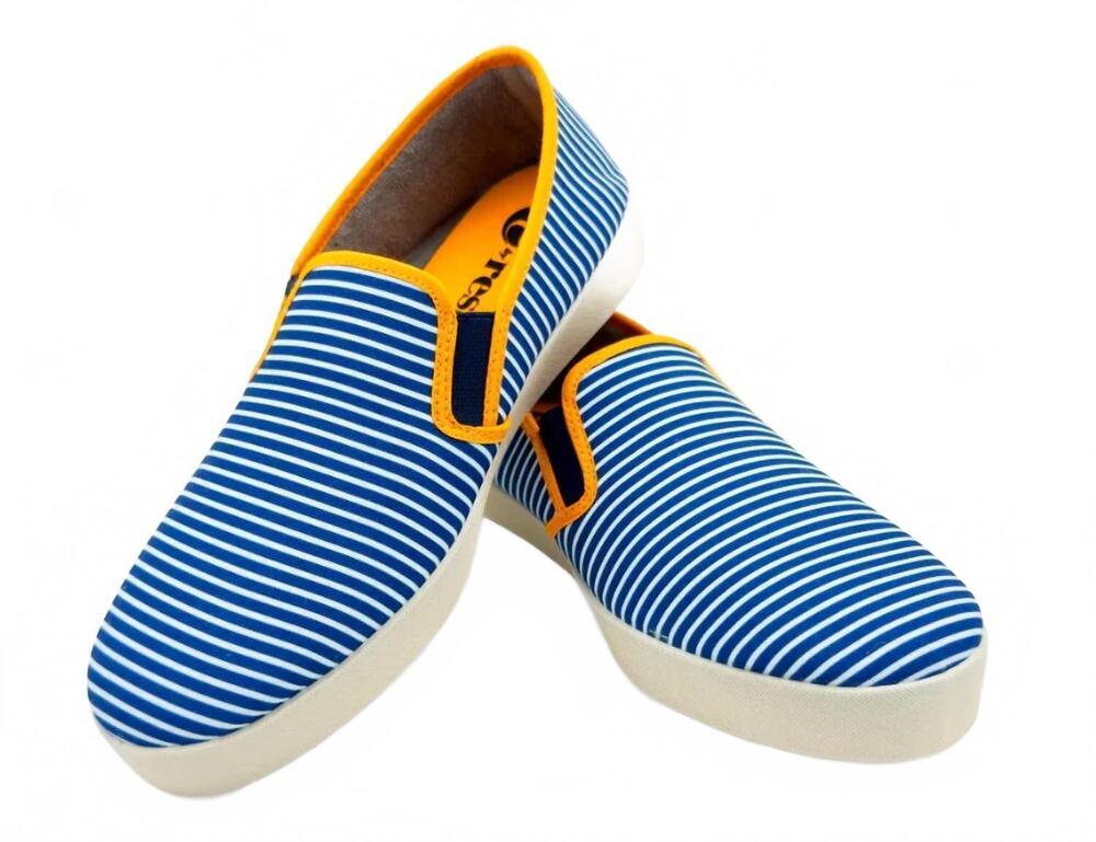 NEW RESPOKE women's pin stripe sport loafers in blue